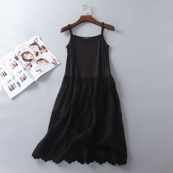 women's sleepwear hook flower inner korean lace base night modal stitching mesh nightgown women spring summer sling nightshir, Black;red
women's sleepwear hook flower inner korean lace base night modal stitching mesh nightgown women spring summer sling nightshir, Black;red