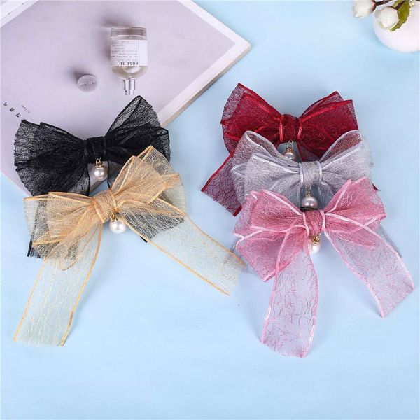 inch lace ribbon bow hair clips for girls handmade princess pearls hairpin barrettes french clip kids accessories, Slivery;white
inch lace ribbon bow hair clips for girls handmade princess pearls hairpin barrettes french clip kids accessories, Slivery;white