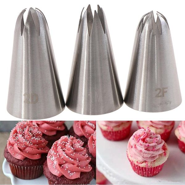 cream cake decorating set stainless steel nozzles cupcake piping pastry nozzle tips baking tools &
cream cake decorating set stainless steel nozzles cupcake piping pastry nozzle tips baking tools &