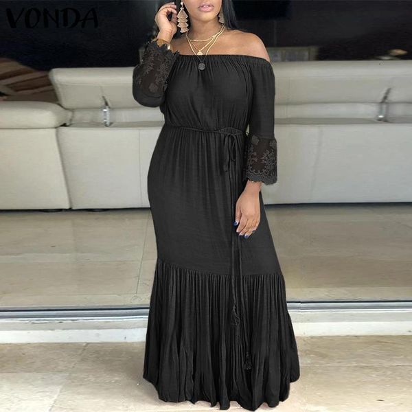 dresses party long dress women summer off the shoulder sundress beach holiday dresses 2021 vonda plus size bohemian vestidos, Black;gray
dresses party long dress women summer off the shoulder sundress beach holiday dresses 2021 vonda plus size bohemian vestidos, Black;gray