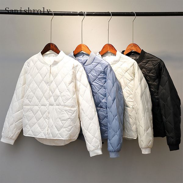women's down & parkas sanishroly autumn winter women ultra light white duck jacket ladies casual bomber coat short parka plus size se10, Black
women's down & parkas sanishroly autumn winter women ultra light white duck jacket ladies casual bomber coat short parka plus size se10, Black