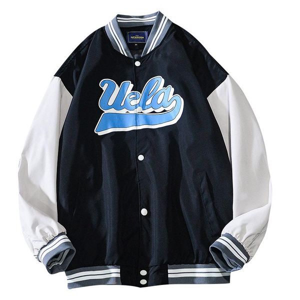 men's jackets spring autumn letter outdoor american style printing jacket for men women loose casual baseball uniform, Black;brown
men's jackets spring autumn letter outdoor american style printing jacket for men women loose casual baseball uniform, Black;brown