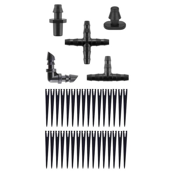 watering equipments (100-pack) 1/8-1/4 inch universal drip tubing hold stakes & 250-piece barbed connector irrigation accessory kit
watering equipments (100-pack) 1/8-1/4 inch universal drip tubing hold stakes & 250-piece barbed connector irrigation accessory kit