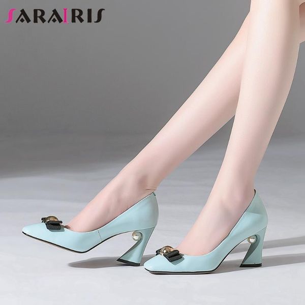 dress shoes sarairis classic female spring pumps slip on genuine leather butterfly knot solid high heels women woman, Black
dress shoes sarairis classic female spring pumps slip on genuine leather butterfly knot solid high heels women woman, Black