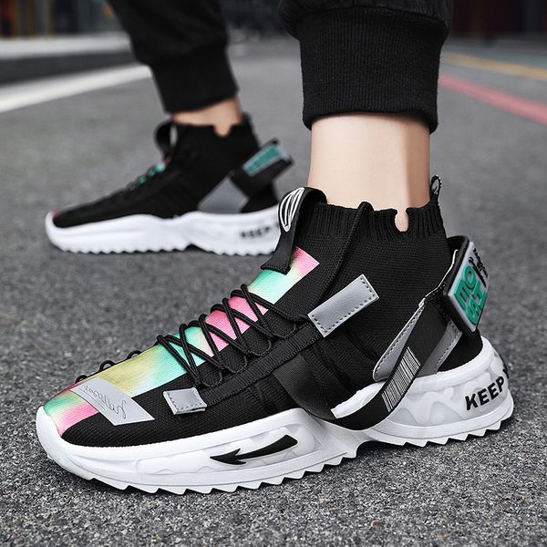 2021 new fashion trend comfortable breathable high knitted sneakers casual running non-slip shoes mens fashion sneakers
2021 new fashion trend comfortable breathable high knitted sneakers casual running non-slip shoes mens fashion sneakers