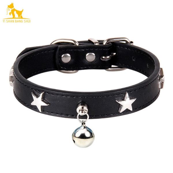 dog collars & leashes star rivets pet collar with bell leather puppy for small medium dogs cat chihuahua neck strap drop
dog collars & leashes star rivets pet collar with bell leather puppy for small medium dogs cat chihuahua neck strap drop