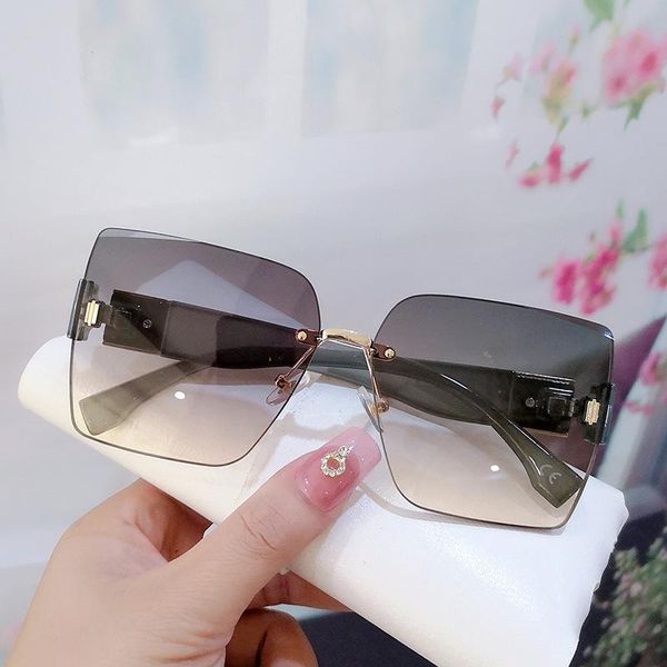 sunglasses abay rimless trimmed women elegant luxury large square fashion metal eyewear female camping men street uv400 oculos, White;black
sunglasses abay rimless trimmed women elegant luxury large square fashion metal eyewear female camping men street uv400 oculos, White;black