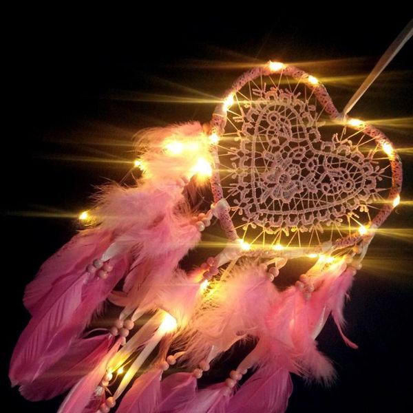 decorative objects & figurines dream catcher net dreamcatcher with led lights hanging decoration room ornament gift craft home accessories
decorative objects & figurines dream catcher net dreamcatcher with led lights hanging decoration room ornament gift craft home accessories