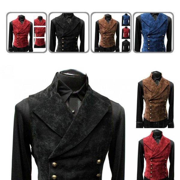 men' tank breathable fashionable stand collar round hem men waistcoat not easy to pilling vest solid color for office, White;black
men' tank breathable fashionable stand collar round hem men waistcoat not easy to pilling vest solid color for office, White;black
