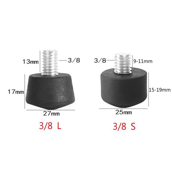 universal anti-slip rubber foot pad feet spike for tripod monopod 3/8" 1/4" m8 tripods
universal anti-slip rubber foot pad feet spike for tripod monopod 3/8" 1/4" m8 tripods