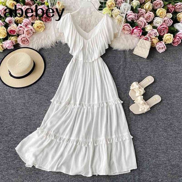 women white big swing beach dress summer elegant v-neck short sleeve ruffles tassel dresses female vestidos mujer 210512, Black;gray
women white big swing beach dress summer elegant v-neck short sleeve ruffles tassel dresses female vestidos mujer 210512, Black;gray