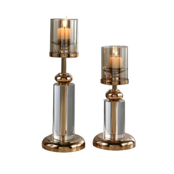 european style wedding crystal glass candlestick metal america creative gold candle holders ornaments candelabros gift fc574
european style wedding crystal glass candlestick metal america creative gold candle holders ornaments candelabros gift fc574
