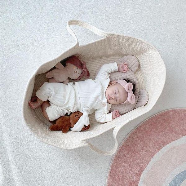 baby cribs portable moses basket carrier cotton rope woven crib born sleeping bed cradle bassinet nursery decor
baby cribs portable moses basket carrier cotton rope woven crib born sleeping bed cradle bassinet nursery decor