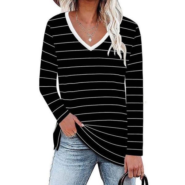 women's blouses & shirts vintage women horizontal stripe print blouse shirt spring autumn fashion v-neck long sleeve lady casual loose, White
women's blouses & shirts vintage women horizontal stripe print blouse shirt spring autumn fashion v-neck long sleeve lady casual loose, White