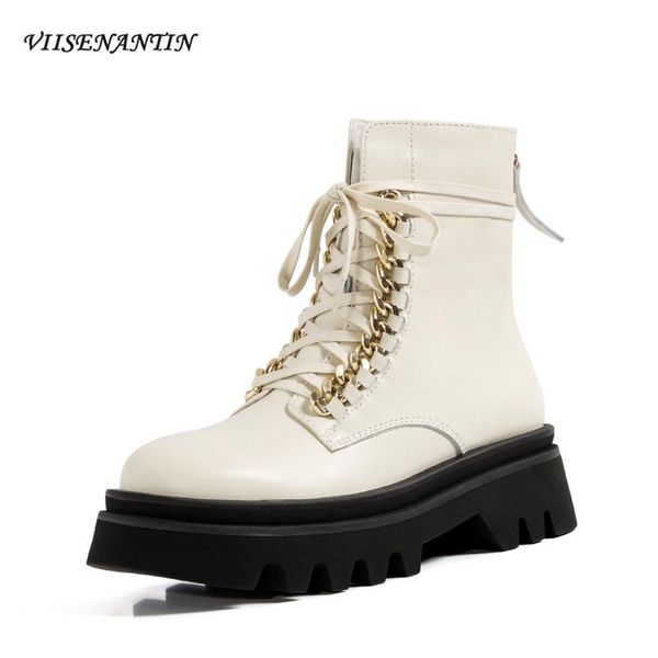 boots winter fashion leather thick-soled short platform women's british style all-match metal decor motorcycle, Black
boots winter fashion leather thick-soled short platform women's british style all-match metal decor motorcycle, Black