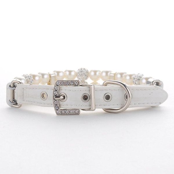 dog collars & leashes pu leather pet cat bling rhinestones adjustable necklace pearl studded collar for small dogs
dog collars & leashes pu leather pet cat bling rhinestones adjustable necklace pearl studded collar for small dogs