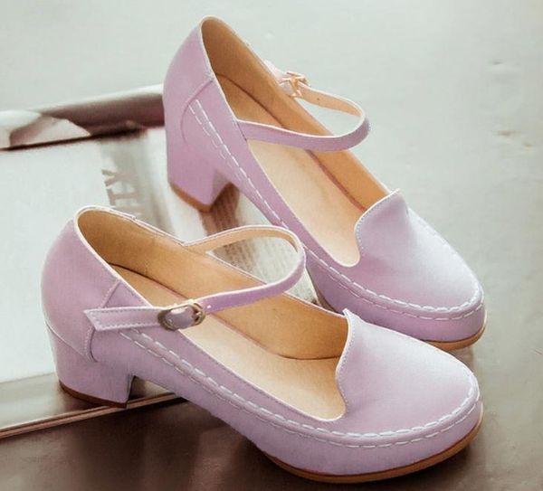 dress shoes 2021 women's in spring and autumn with style fashion middle heel coarse round head, Black
dress shoes 2021 women's in spring and autumn with style fashion middle heel coarse round head, Black