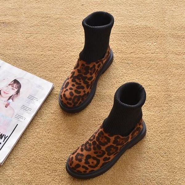 leopard women shoes high heels slip ankle boots winter stretch socks elegant square heel female plus size 35- 40, Black
leopard women shoes high heels slip ankle boots winter stretch socks elegant square heel female plus size 35- 40, Black