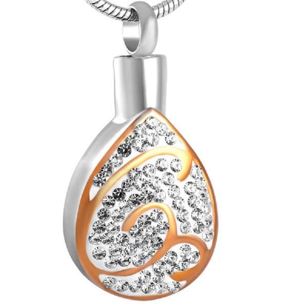 pendant necklaces stainless steel cremation ashes holder keepsake crystal teardrop memorial urn jewelry neckace, Silver
pendant necklaces stainless steel cremation ashes holder keepsake crystal teardrop memorial urn jewelry neckace, Silver