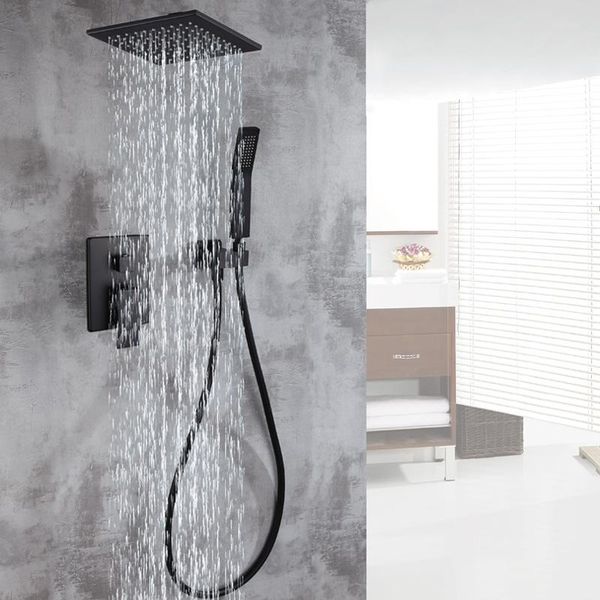 black bathroom products shower set dual function rain faucet bifunctional embedded box mixer valve concealed sets
black bathroom products shower set dual function rain faucet bifunctional embedded box mixer valve concealed sets