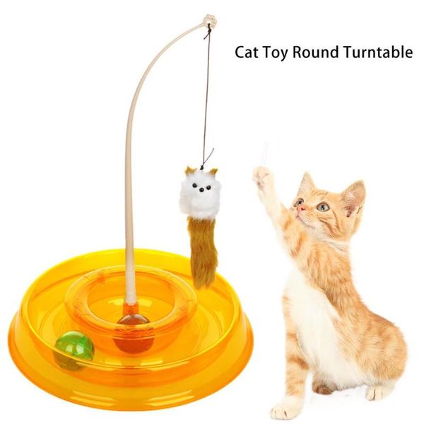 funny pet cat turntable training toy single-layer amusement plate mouse interactive toys supplies 2 colorsfunny
funny pet cat turntable training toy single-layer amusement plate mouse interactive toys supplies 2 colorsfunny