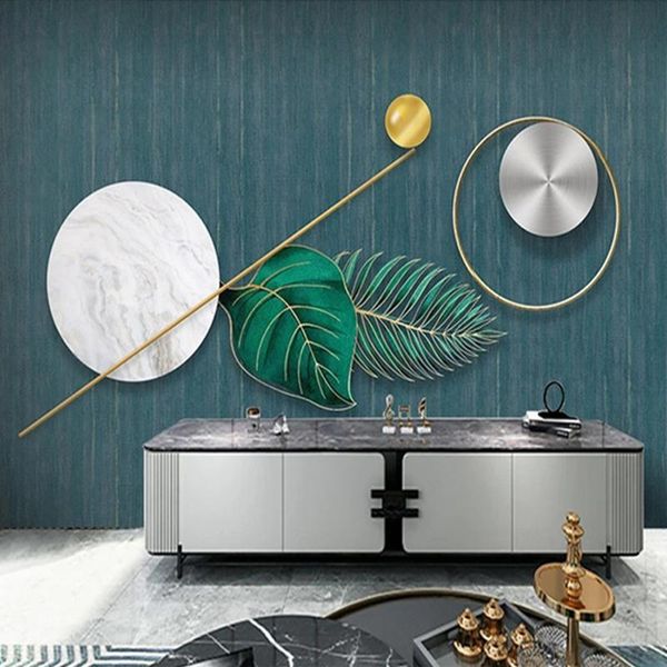wallpapers custom 3d po modern style geometric circles plant leaves wallpaper bedroom living room sofa background wall murals embossed
wallpapers custom 3d po modern style geometric circles plant leaves wallpaper bedroom living room sofa background wall murals embossed
