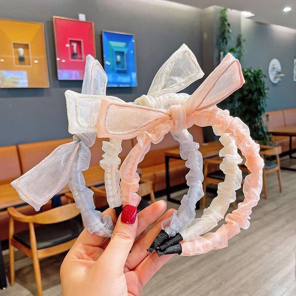 hair accessories nostalgic design girls ears bow knot band folds beaded baby headdress retro headband for children fashion, Slivery;white
hair accessories nostalgic design girls ears bow knot band folds beaded baby headdress retro headband for children fashion, Slivery;white