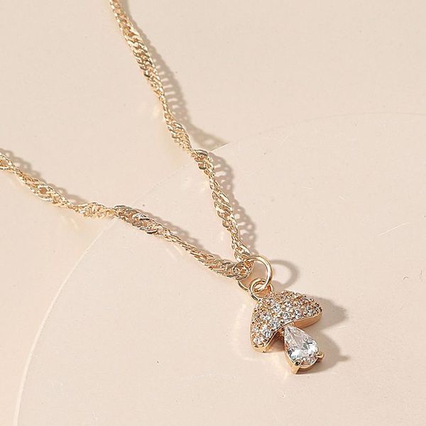 pendant necklaces mushroom shape clear cz link chain necklace for women statement zircon pendent wedding femme jewelry, Silver
pendant necklaces mushroom shape clear cz link chain necklace for women statement zircon pendent wedding femme jewelry, Silver