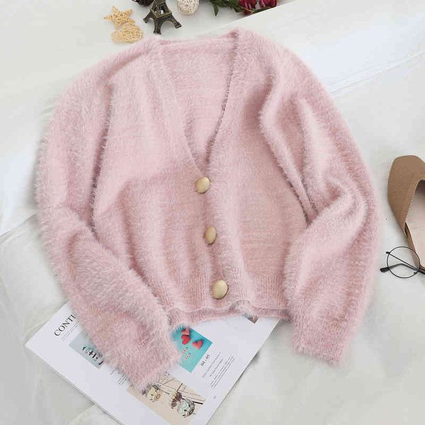 women's sweaters female sweater for the fall, short coat with v-low, loose stuffed shirt and slimming, winter women, clothes gmic, White;black
women's sweaters female sweater for the fall, short coat with v-low, loose stuffed shirt and slimming, winter women, clothes gmic, White;black