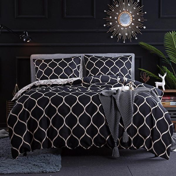 bedding sets set soft duvet cover for home washable with pillowcase printed double bed textiles
bedding sets set soft duvet cover for home washable with pillowcase printed double bed textiles