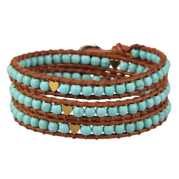 tennis kelitch leather handmade strand stone beads 3 wrap bracelets for jewelry women elegant family trendy gift, Golden;silver
tennis kelitch leather handmade strand stone beads 3 wrap bracelets for jewelry women elegant family trendy gift, Golden;silver