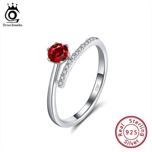 cluster rings orsa jewelr adjustable solitaire ring elegant 100% 925 sterling silver red zirconia finger wedding band fine jewelry sr203, Golden;silver
cluster rings orsa jewelr adjustable solitaire ring elegant 100% 925 sterling silver red zirconia finger wedding band fine jewelry sr203, Golden;silver