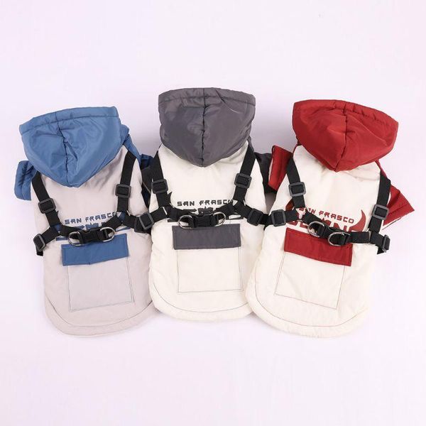 dog apparel pet cat autumn winter outdoor chest strap integrated hooded coat fleece down jacket windproof waterproof dirt resistant
dog apparel pet cat autumn winter outdoor chest strap integrated hooded coat fleece down jacket windproof waterproof dirt resistant