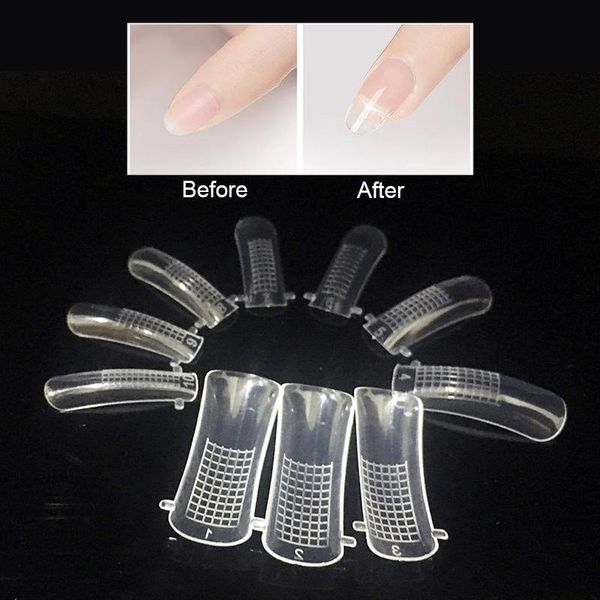 100pcs quick building uv gel mold false nail tips finger extension art diy manicure tool butt666 nails, Red;gold
100pcs quick building uv gel mold false nail tips finger extension art diy manicure tool butt666 nails, Red;gold