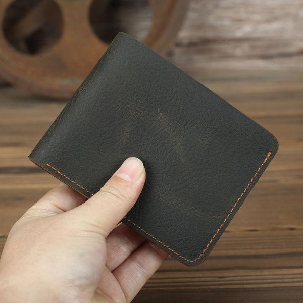 100% genuine cow leather wallet for man bi-fold male short walet pocket card holder crazy horse retro pouch boys money case wallets, Red;black
100% genuine cow leather wallet for man bi-fold male short walet pocket card holder crazy horse retro pouch boys money case wallets, Red;black