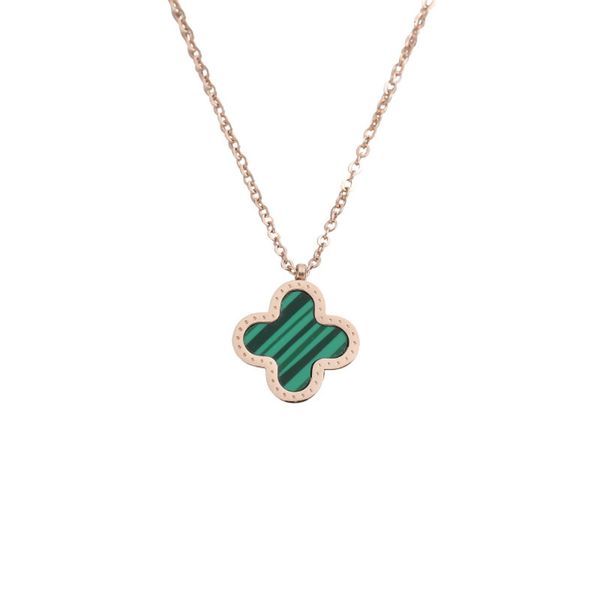 net red with four leaf clover necklace women's korean temperament clavicle chain fashionable style versatile small fresh shell pendant, Black
net red with four leaf clover necklace women's korean temperament clavicle chain fashionable style versatile small fresh shell pendant, Black