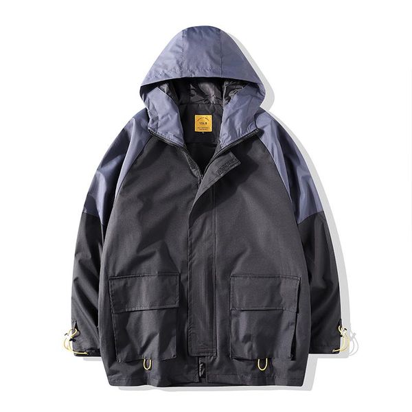 men's jackets 2021men spring solid hooded color windbreaker coat men brand autumn casual loose large size windproof pilot jacket, Black;brown
men's jackets 2021men spring solid hooded color windbreaker coat men brand autumn casual loose large size windproof pilot jacket, Black;brown