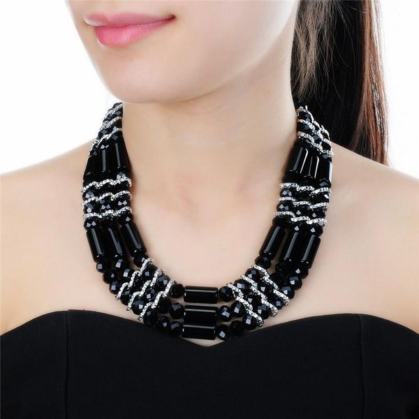 pendant necklaces vintage style statement big crystal women neckalces antique chain choker necklace for fashion jewelry, Silver
pendant necklaces vintage style statement big crystal women neckalces antique chain choker necklace for fashion jewelry, Silver
