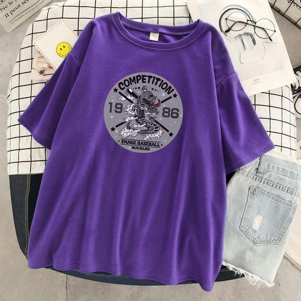 snake baseball rocklee printing womens t-shirt oversized o-neck t shirts simplicity soft breathable casual tshirt women's, White
snake baseball rocklee printing womens t-shirt oversized o-neck t shirts simplicity soft breathable casual tshirt women's, White