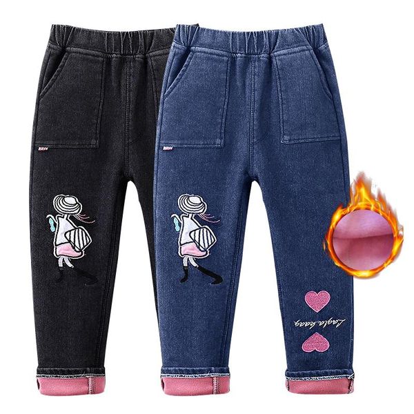 jeans 2-8years children's clothing girls pants small medium-sized elastic high-waisted baby plus velvet, Blue
jeans 2-8years children's clothing girls pants small medium-sized elastic high-waisted baby plus velvet, Blue