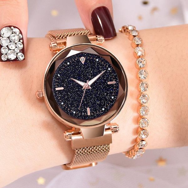 wristwatches rose gold women bracelet watches for ladies starry sky wrist watch female wristwatch 2021 luxury clock relógio feminino, Slivery;brown
wristwatches rose gold women bracelet watches for ladies starry sky wrist watch female wristwatch 2021 luxury clock relógio feminino, Slivery;brown