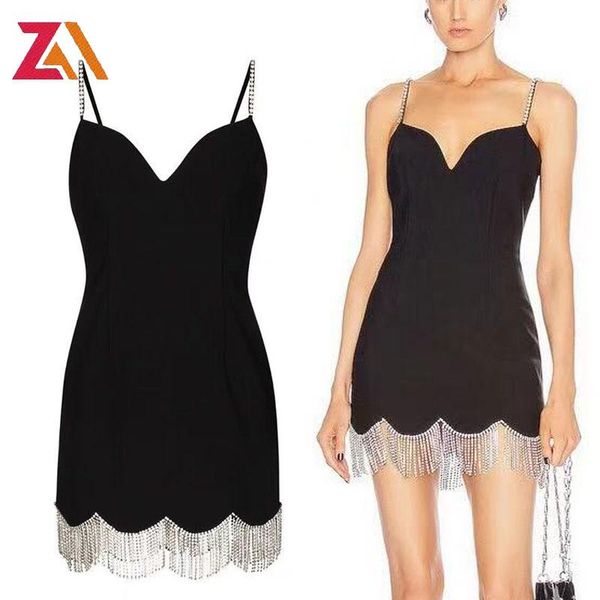 casual dresses designer summer party night club mini for women diamond tassel v-neck spaghetti strap black short dress femme robe, Black;gray
casual dresses designer summer party night club mini for women diamond tassel v-neck spaghetti strap black short dress femme robe, Black;gray