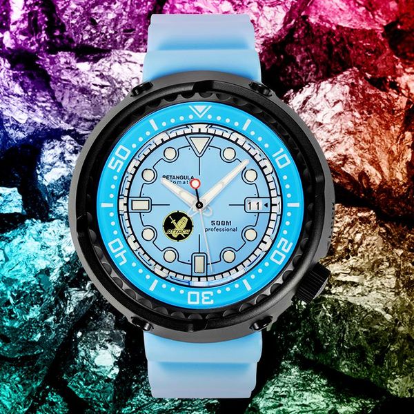 wristwatches rdunae nh35 movement automatic mechanical watch titanium 52mm big tuna for man sapphire c3 luminous 50atm waterproof, Slivery;brown
wristwatches rdunae nh35 movement automatic mechanical watch titanium 52mm big tuna for man sapphire c3 luminous 50atm waterproof, Slivery;brown