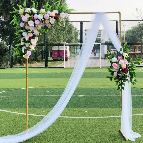party decoration gold/white wedding arch background wrought iron shelf decorative props diy balloon with frame
party decoration gold/white wedding arch background wrought iron shelf decorative props diy balloon with frame