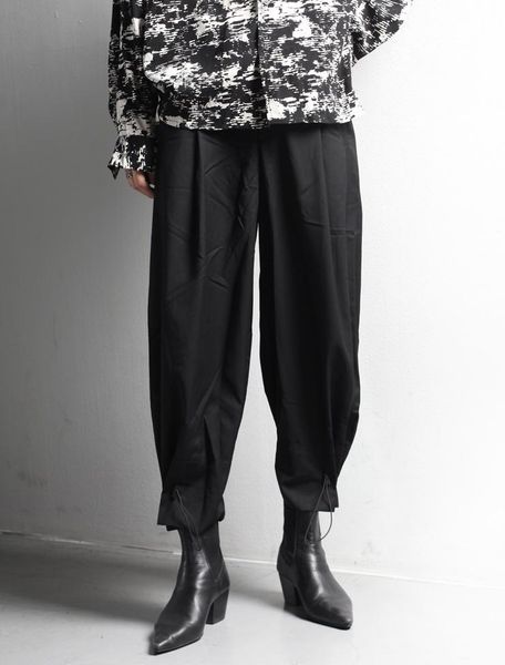 men's pants loose size fashion trend versatile casual solid color rope wide leg legged cool, Black
men's pants loose size fashion trend versatile casual solid color rope wide leg legged cool, Black