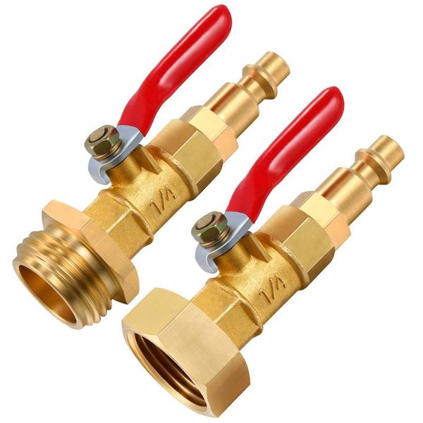 watering equipments 2 pcs winterize adapter with 1/4 inch male quick connecting plug and 3/4 ght thread,adapter ball valve
watering equipments 2 pcs winterize adapter with 1/4 inch male quick connecting plug and 3/4 ght thread,adapter ball valve