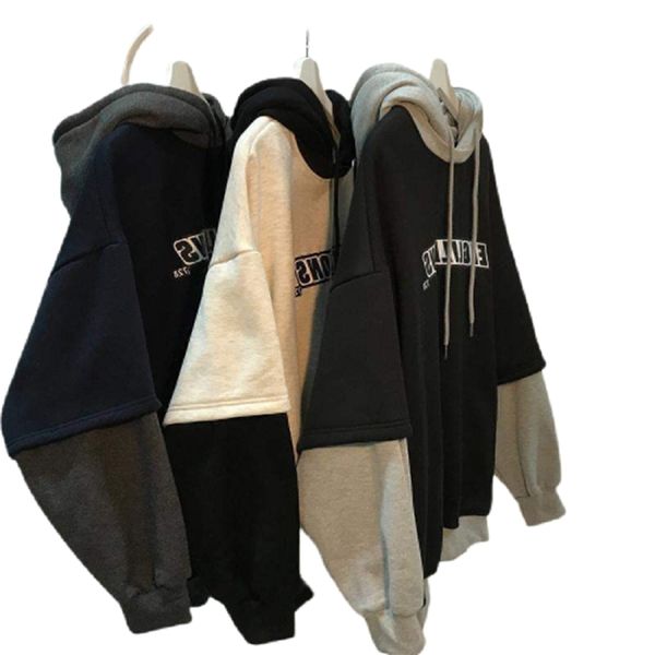 tripleleaf autumn and winter clothes brushed and thick hoodie hooded men's and women's loose korean-style students all-match 21101, Black
tripleleaf autumn and winter clothes brushed and thick hoodie hooded men's and women's loose korean-style students all-match 21101, Black