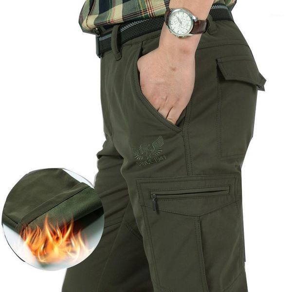 men's waterproof winter thick warm fleece cargo pants casual military army long trouser straight baggy jogeer worker m-4xl, Black
men's waterproof winter thick warm fleece cargo pants casual military army long trouser straight baggy jogeer worker m-4xl, Black