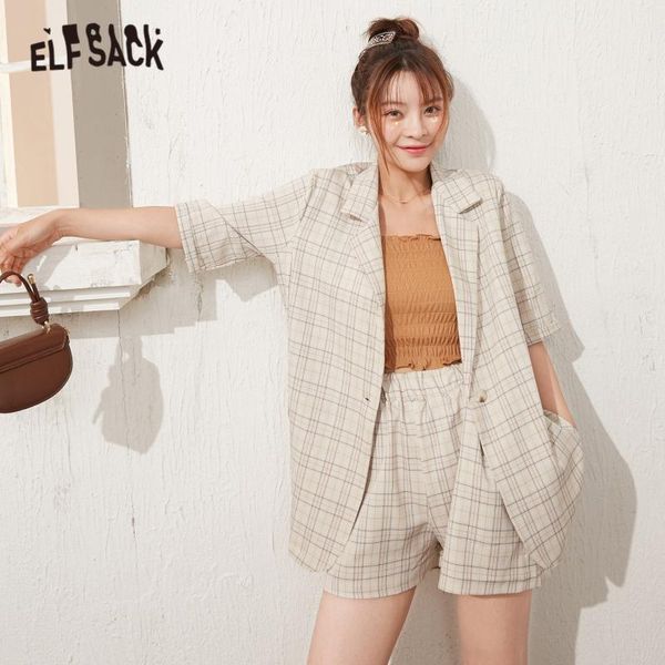 beige plaid single button casual women matching sets 2021 summer elf gray feminism korean office ladies two piece suits dress, White
beige plaid single button casual women matching sets 2021 summer elf gray feminism korean office ladies two piece suits dress, White