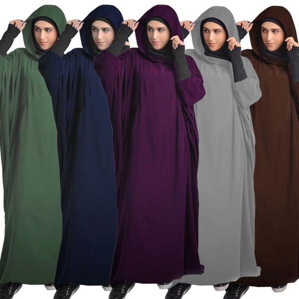 ethnic clothing eid muslim women hooded hijab dress prayer garment jilbab abaya full cover ramadan long khimar gown abayas islamic clothes n, Red
ethnic clothing eid muslim women hooded hijab dress prayer garment jilbab abaya full cover ramadan long khimar gown abayas islamic clothes n, Red